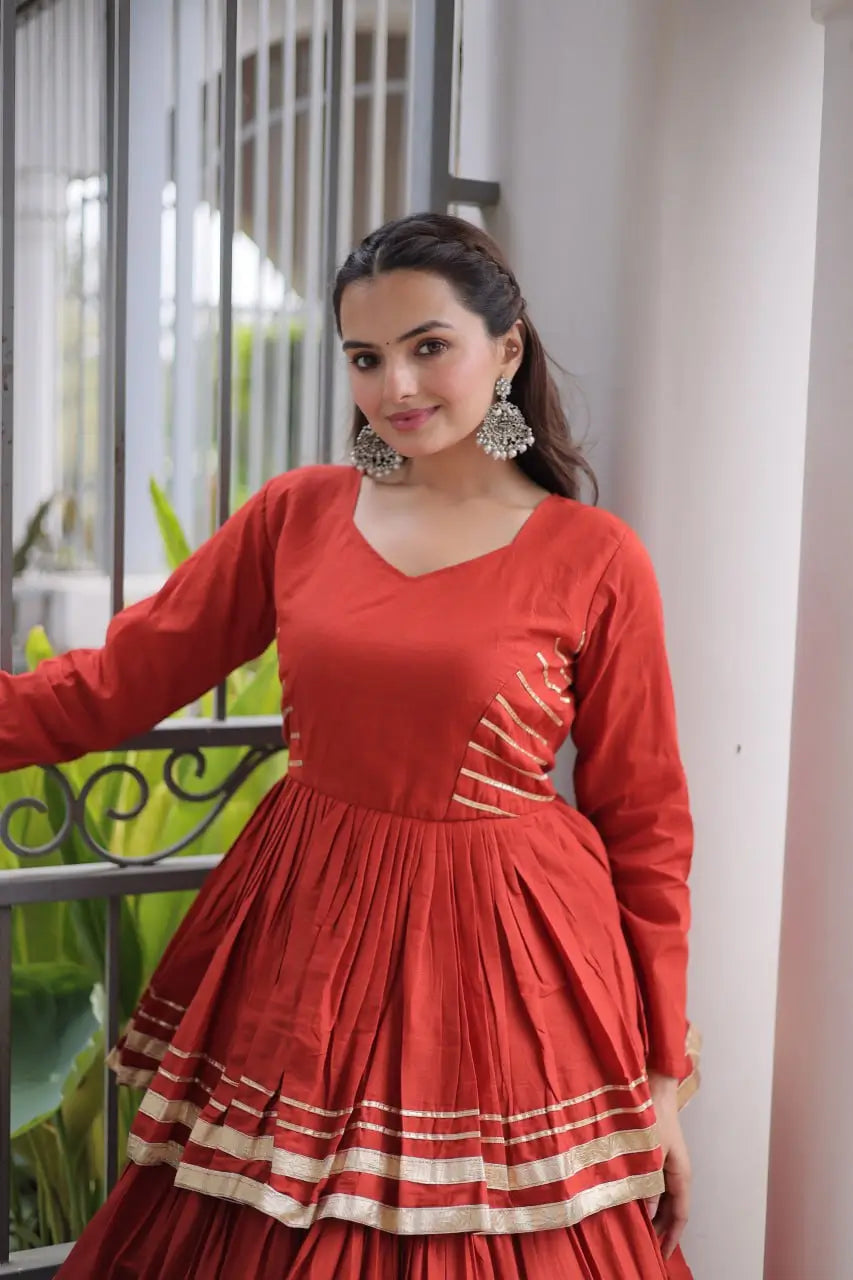 Kora Cotton Peplum Lehenga Set