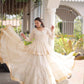 Kora Cotton Peplum Lehenga Set