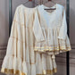 Kora Cotton Peplum Lehenga Set