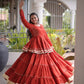 Kora Cotton Peplum Lehenga Set