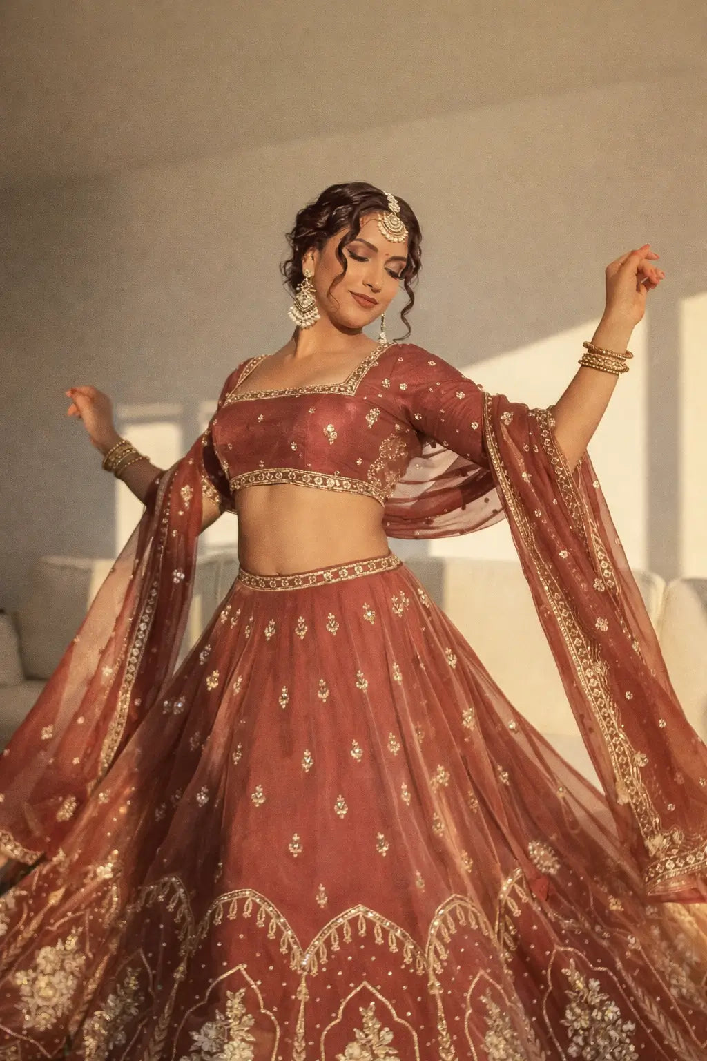 Krishma Silk Thread and Sequence Work Lehenga Set for Wedding and Festive Wear