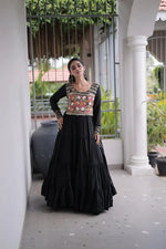Kutchi Mirror Tiered Gown