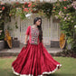 Kutchi Patchwork Kora Lehenga