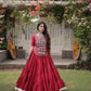 Kutchi Patchwork Kora Lehenga