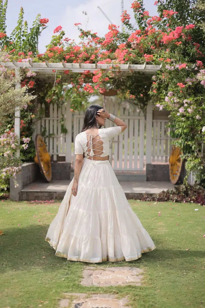 Kutchi Patchwork Kora Lehenga