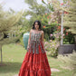 Kutchi Patchwork Tiered Lehenga