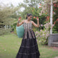 Kutchi Patchwork Tiered Lehenga