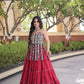 Kutchi Patchwork Tiered Lehenga