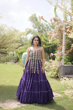 Kutchi Patchwork Tiered Lehenga