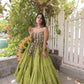 Kutchi Patchwork Tiered Lehenga