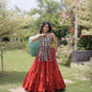 Kutchi Patchwork Tiered Lehenga