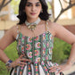Kutchi Patchwork Tiered Lehenga