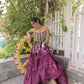 Kutchi Patchwork Tiered Lehenga