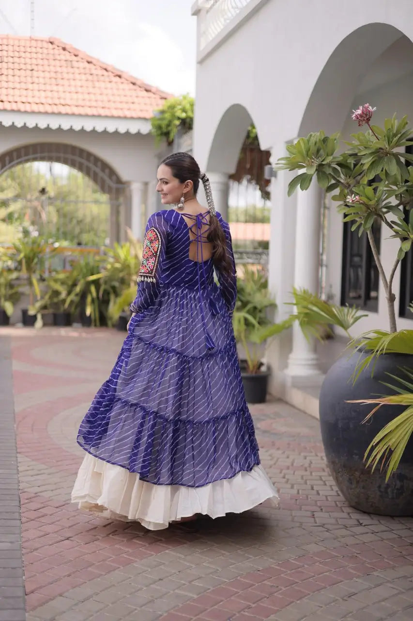 Laheriya Kutchi Jacket Lehenga