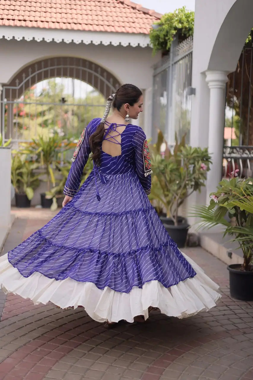 Laheriya Kutchi Jacket Lehenga