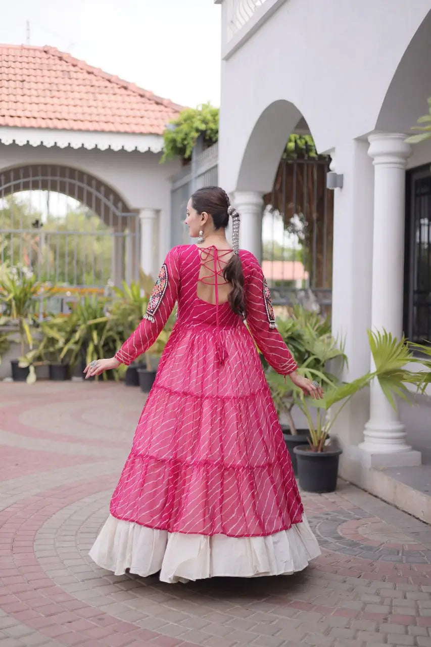 Laheriya Kutchi Jacket Lehenga
