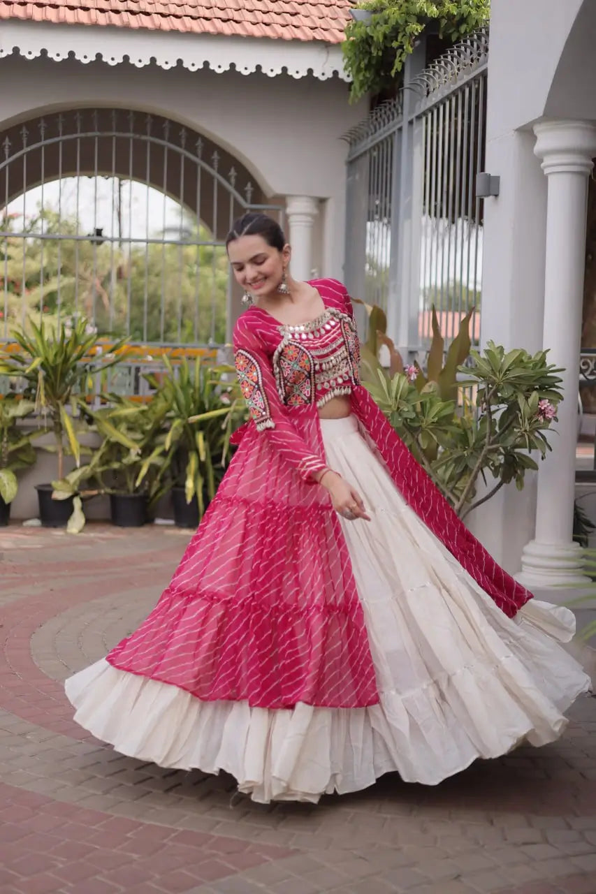 Laheriya Kutchi Jacket Lehenga