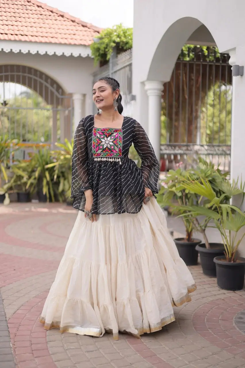 Laheriya Peplum Chaniya Choli