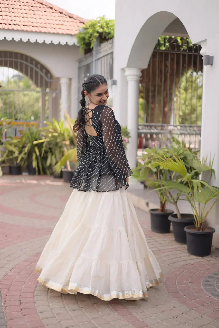 Laheriya Peplum Chaniya Choli