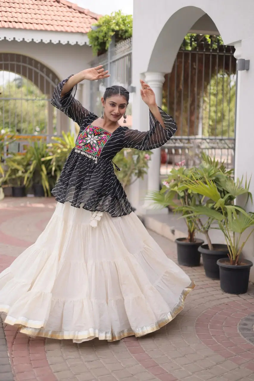 Laheriya Peplum Chaniya Choli