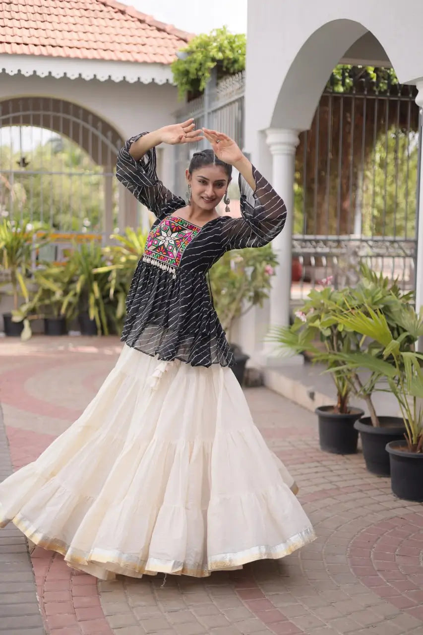 Laheriya Peplum Chaniya Choli