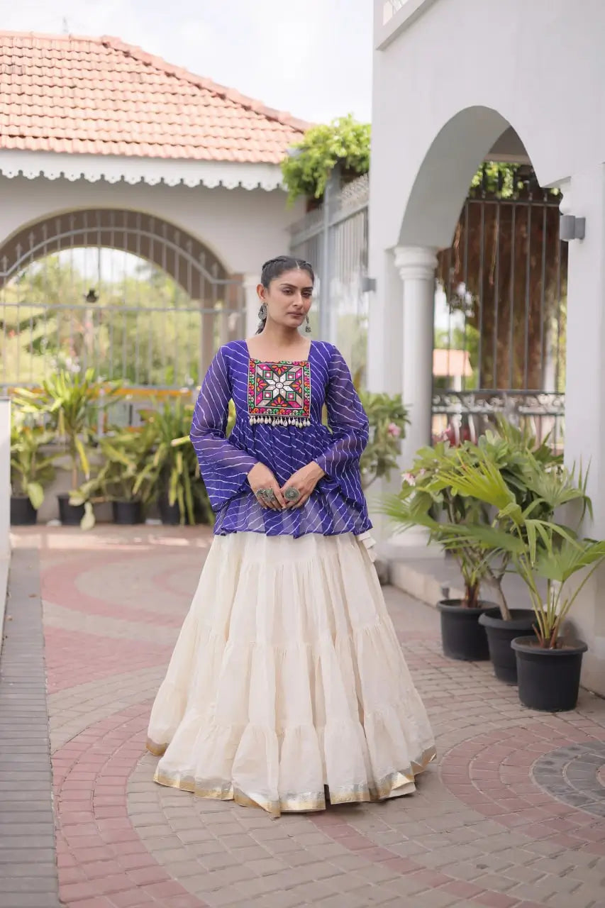 Laheriya Peplum Chaniya Choli