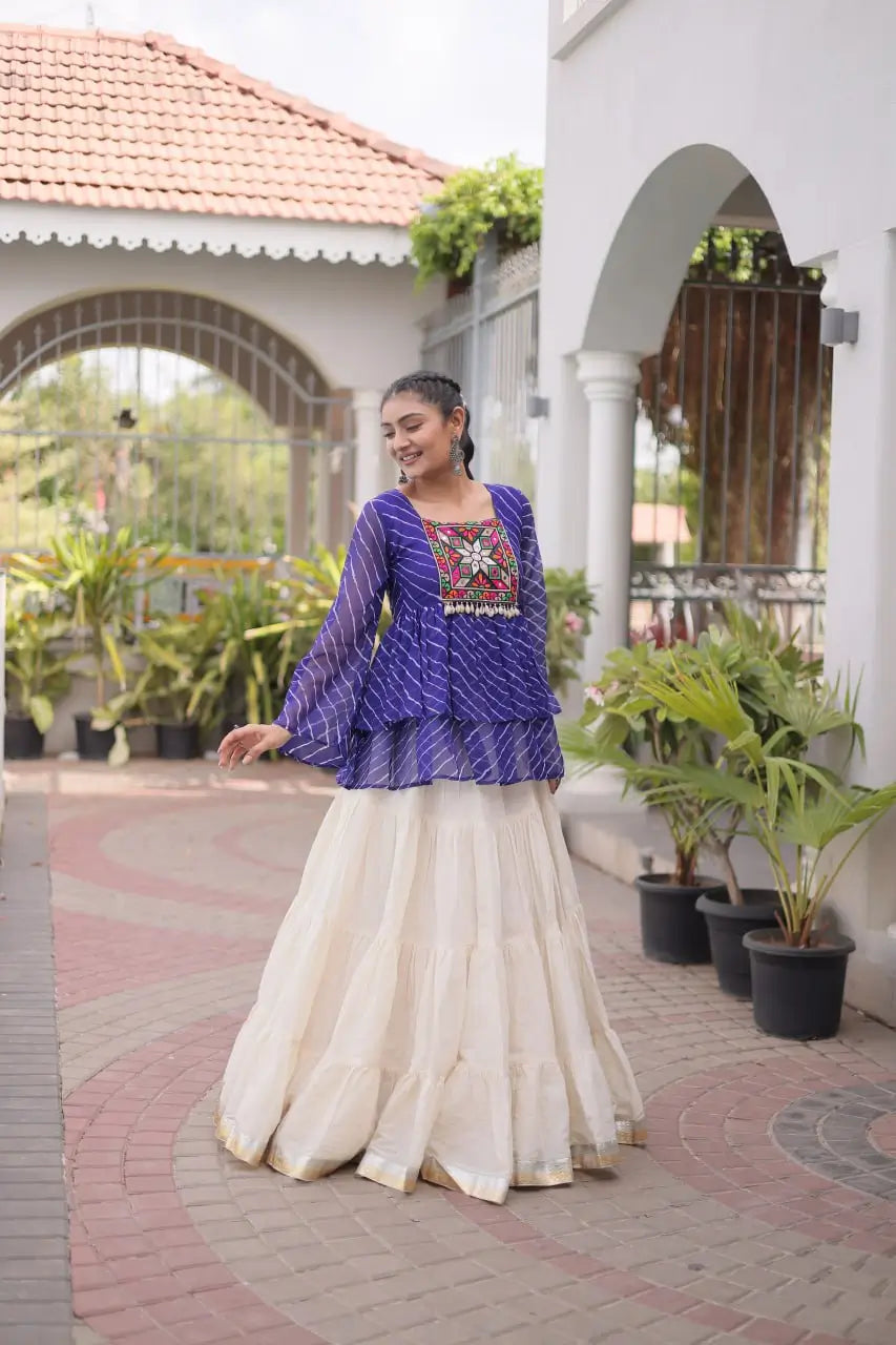 Laheriya Peplum Chaniya Choli