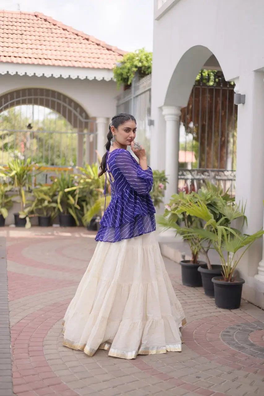 Laheriya Peplum Chaniya Choli
