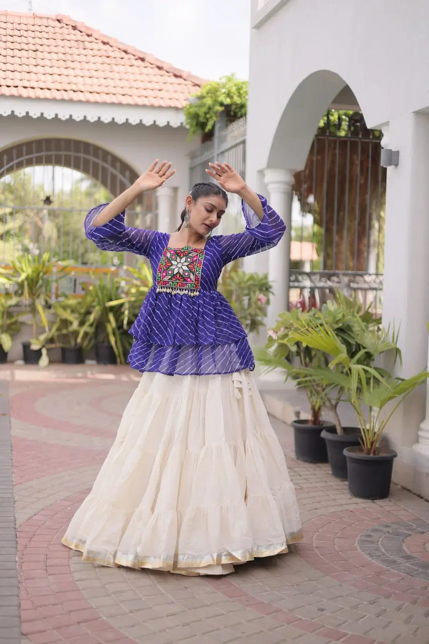 Laheriya Peplum Chaniya Choli