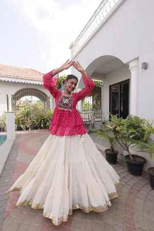 Laheriya Peplum Chaniya Choli