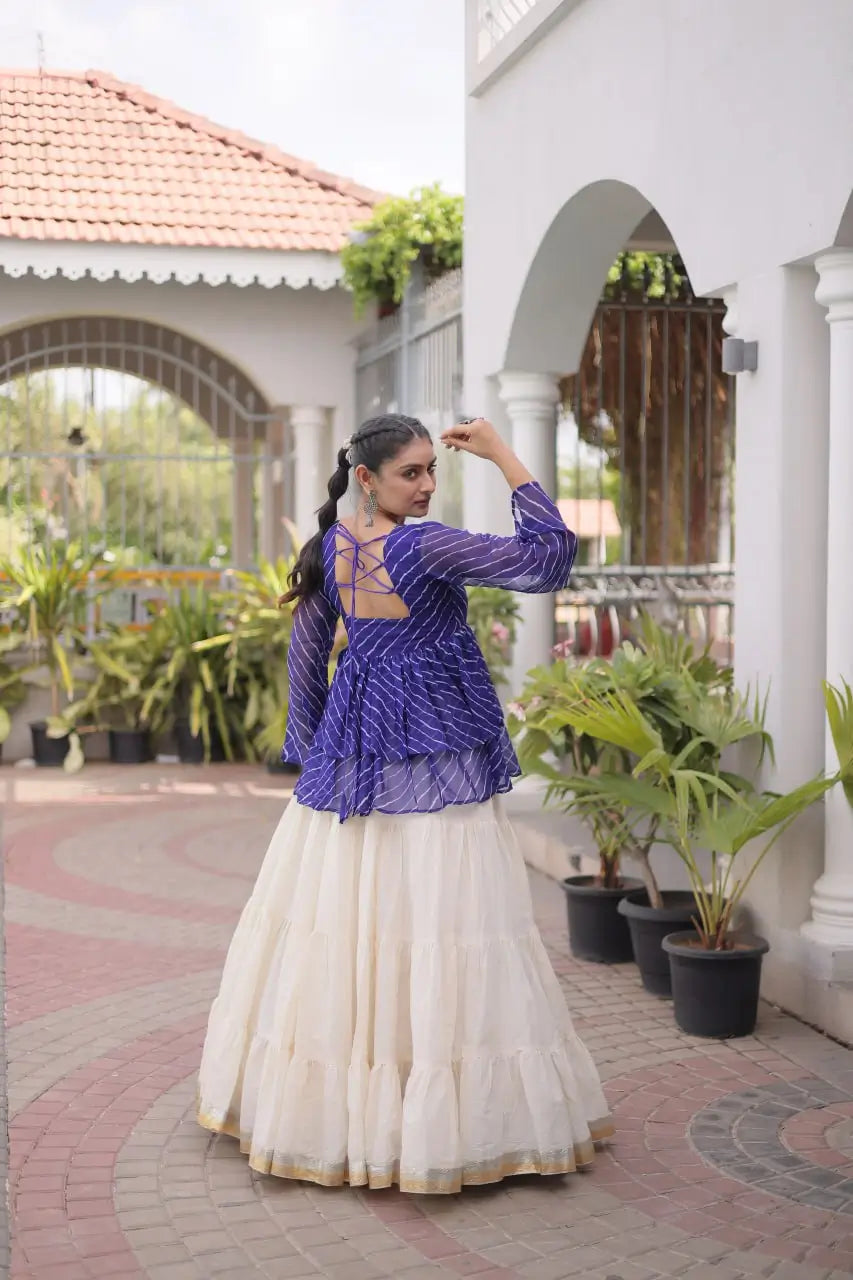 Laheriya Peplum Chaniya Choli