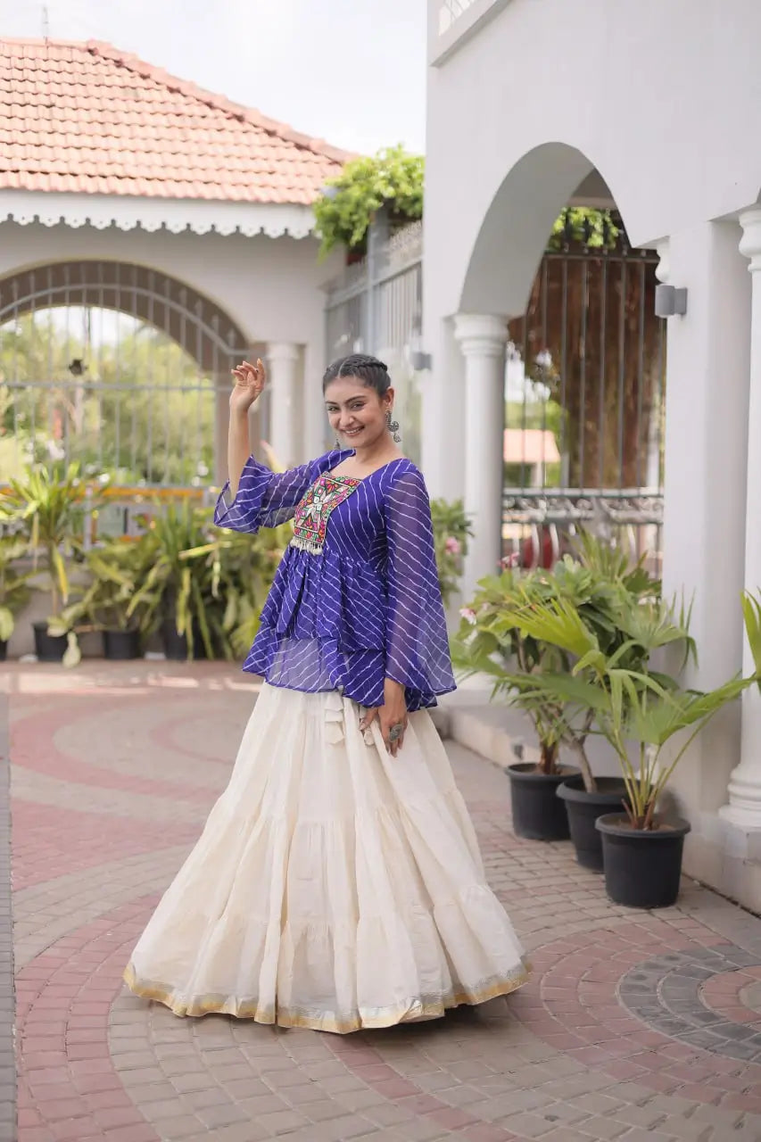 Laheriya Peplum Chaniya Choli
