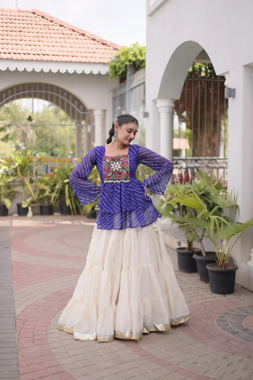 Laheriya Peplum Chaniya Choli