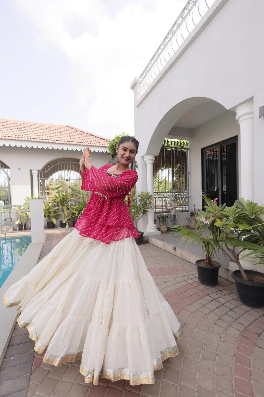 Laheriya Peplum Chaniya Choli