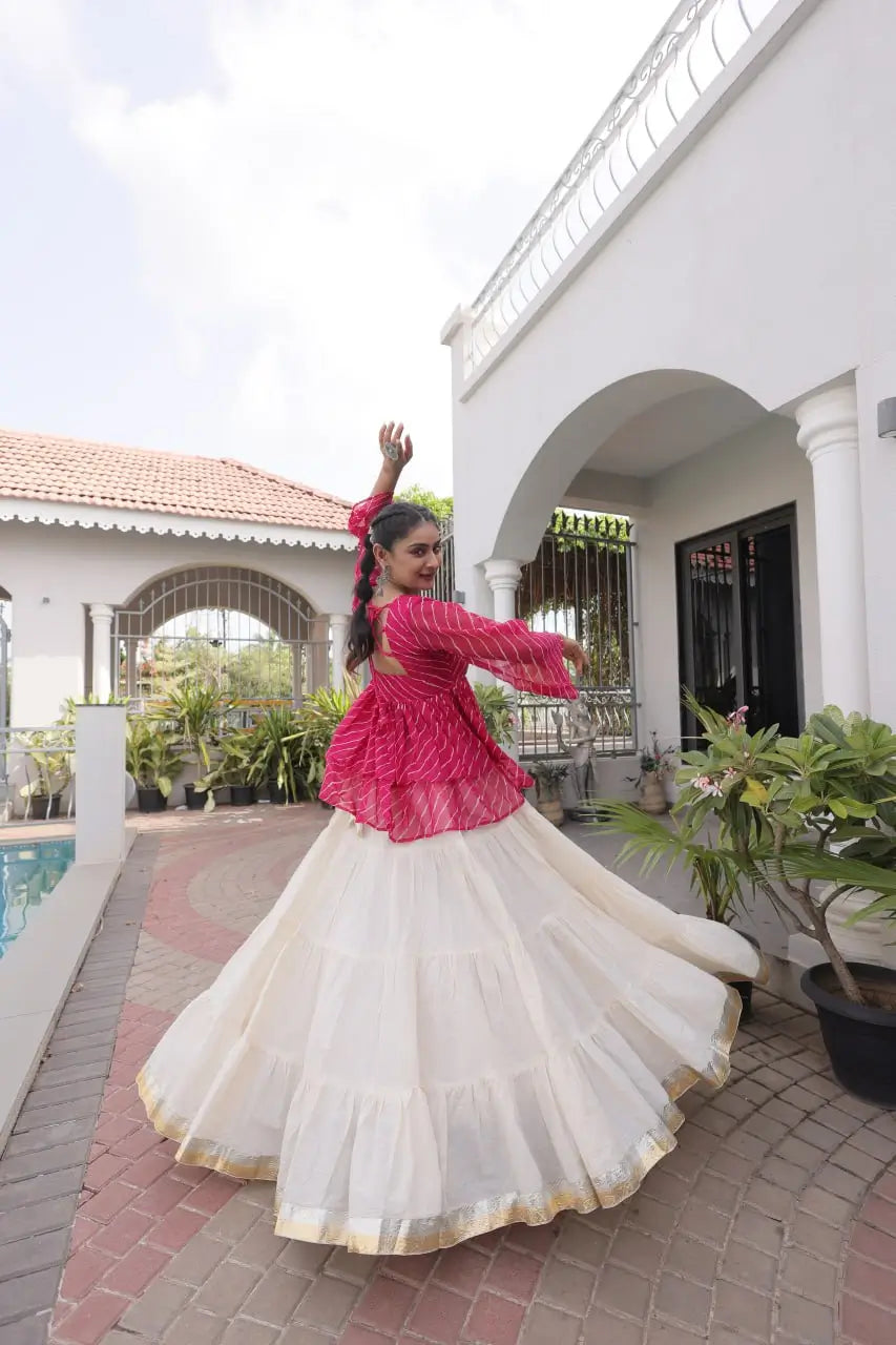 Laheriya Peplum Chaniya Choli