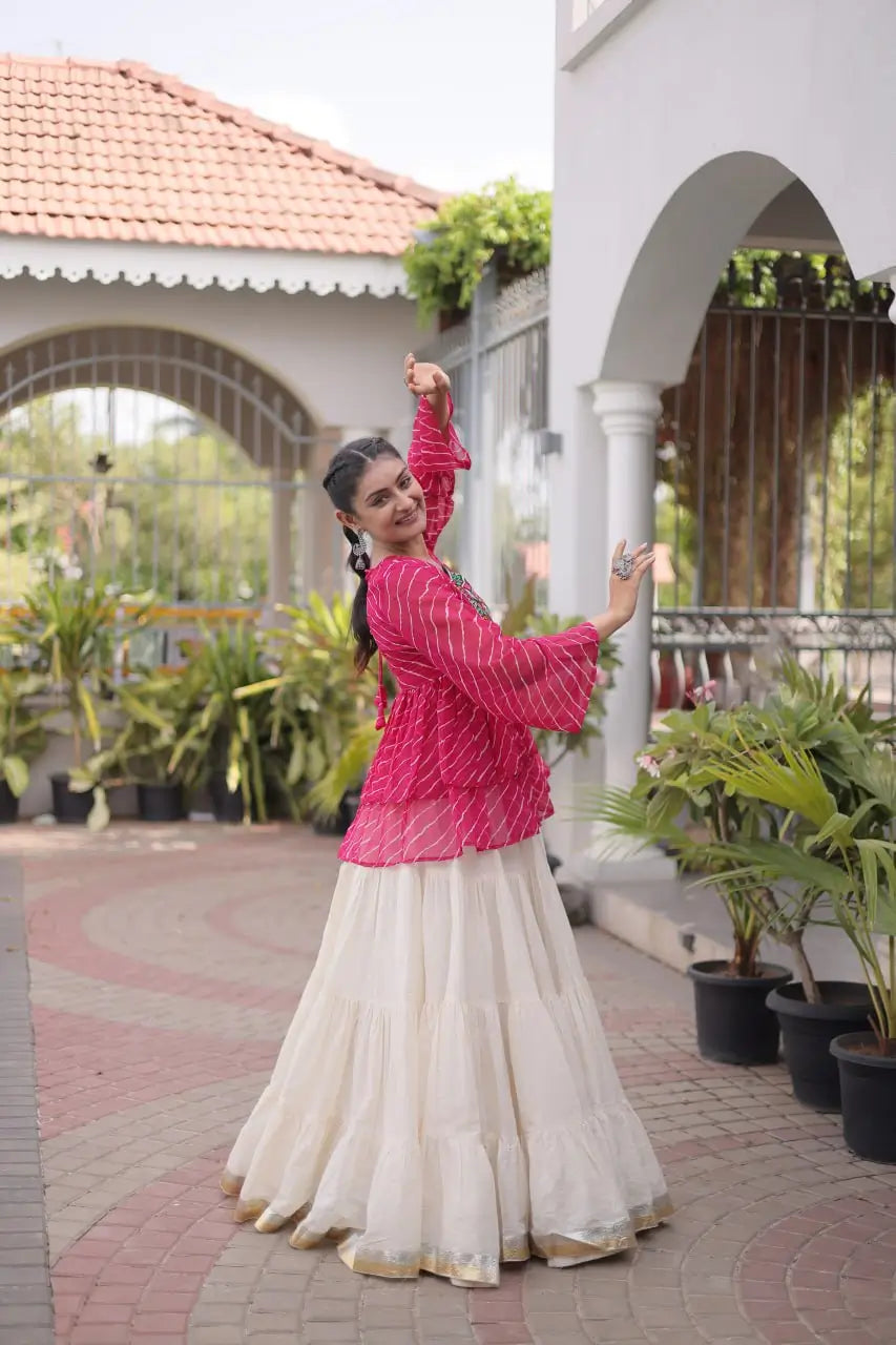 Laheriya Peplum Chaniya Choli