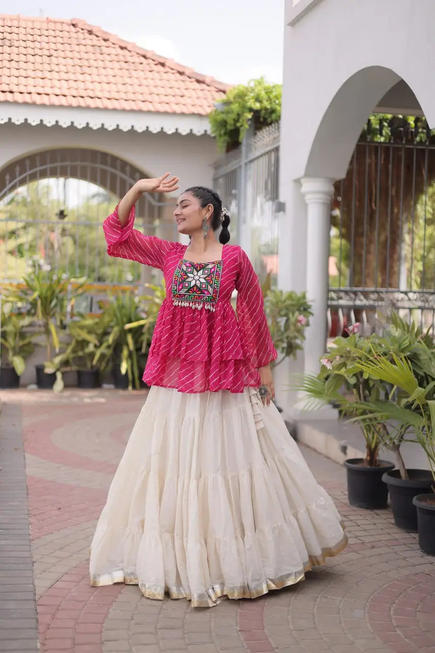 Laheriya Peplum Chaniya Choli
