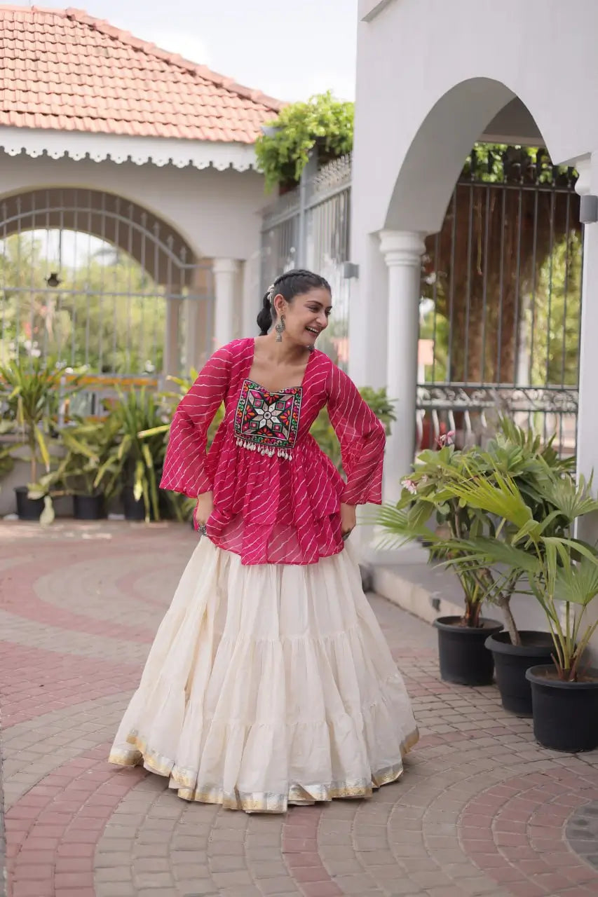 Laheriya Peplum Chaniya Choli