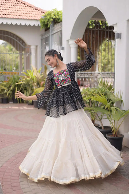 Laheriya Peplum Chaniya Choli