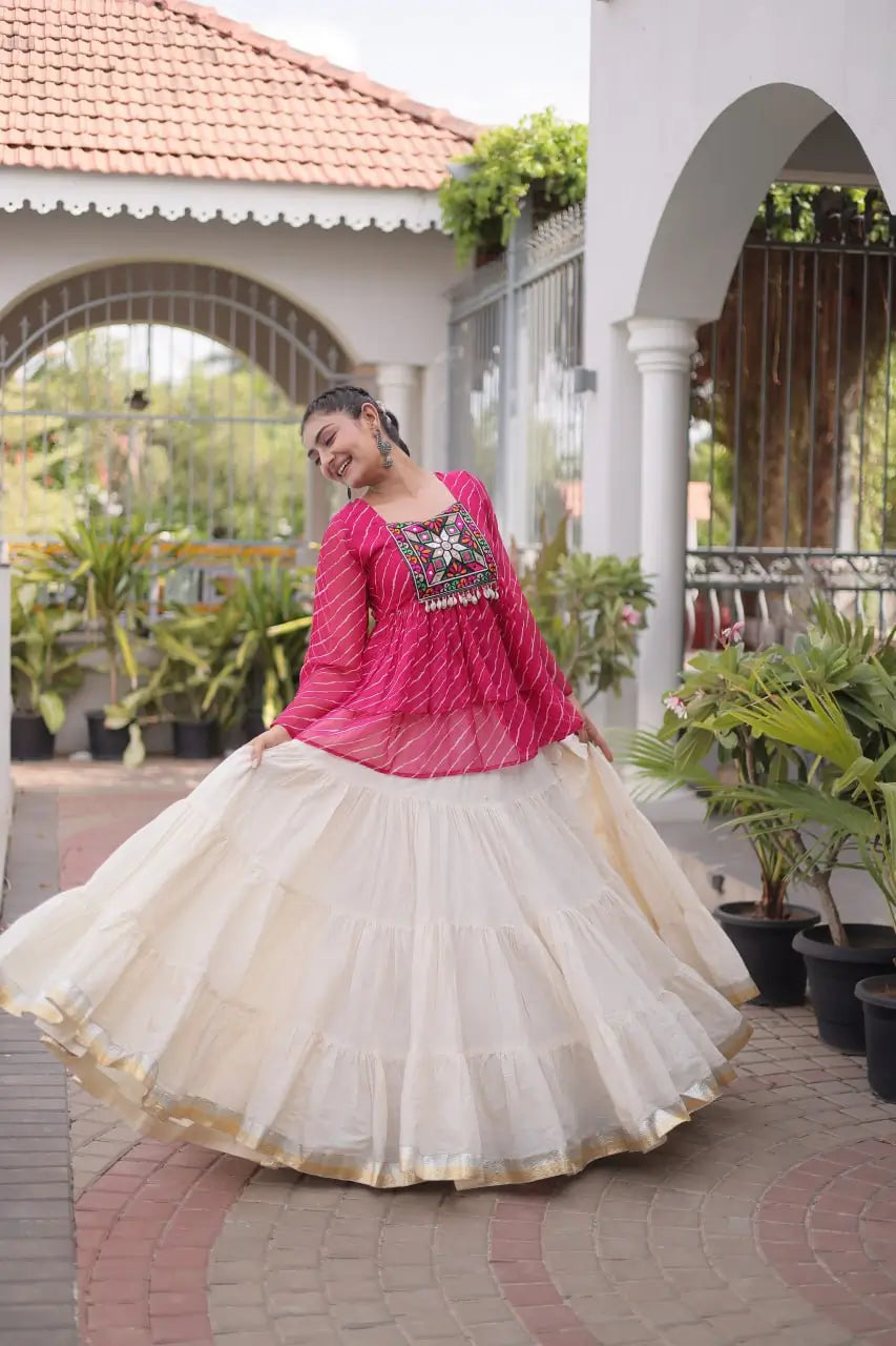 Laheriya Peplum Chaniya Choli