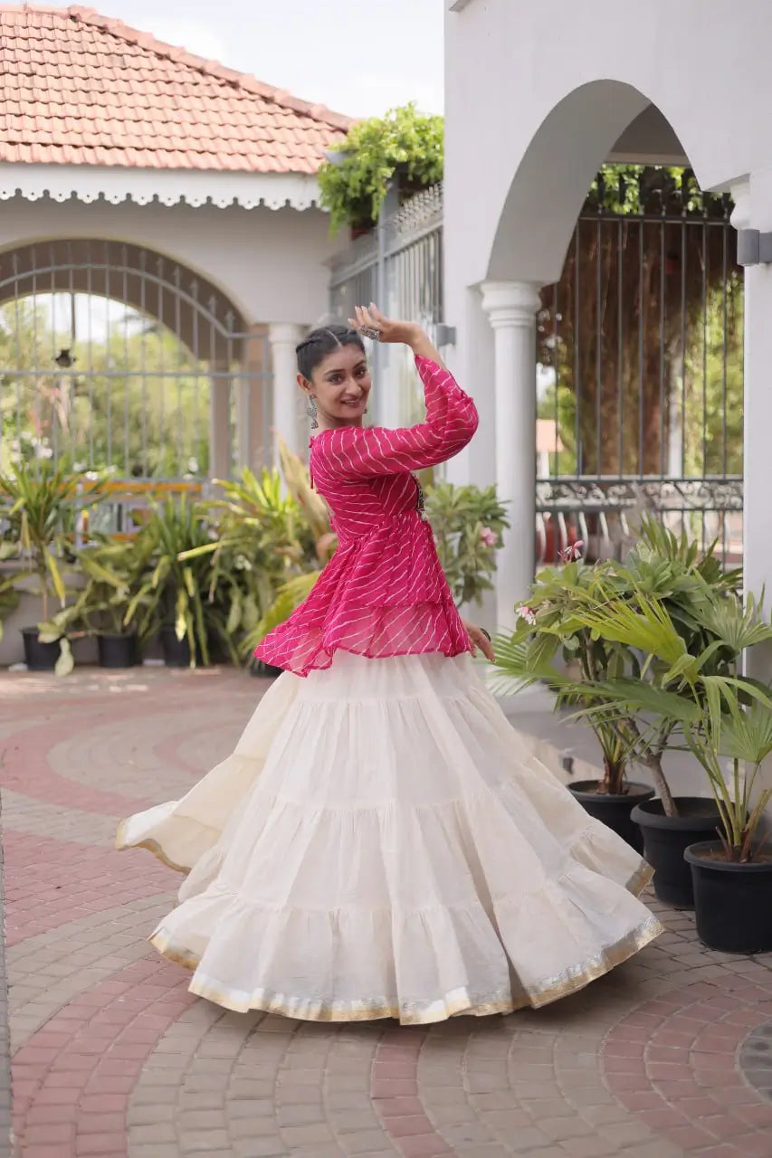 Laheriya Peplum Chaniya Choli