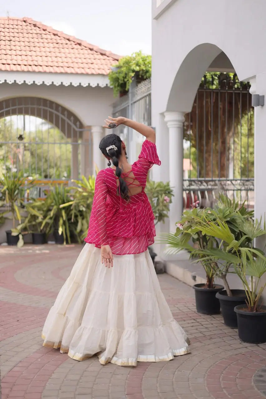Laheriya Peplum Chaniya Choli