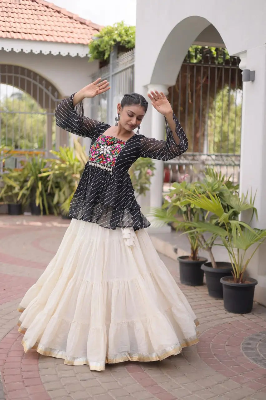 Laheriya Peplum Chaniya Choli
