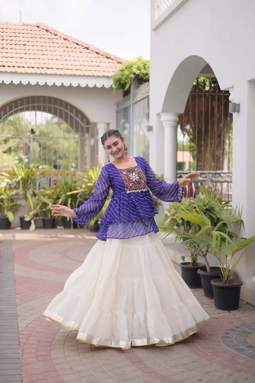 Laheriya Peplum Chaniya Choli