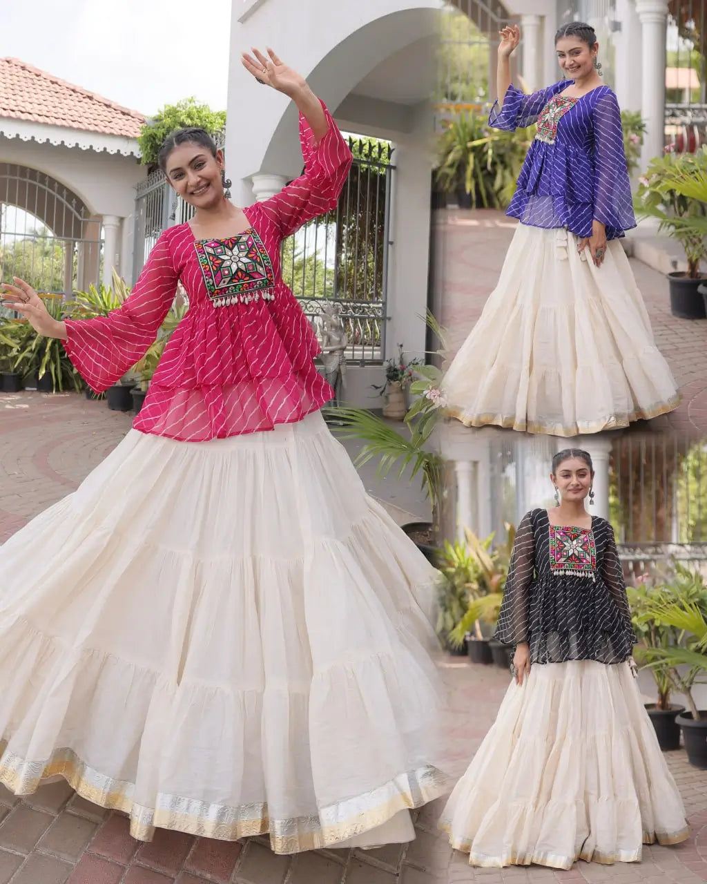 Laheriya Peplum Chaniya Choli