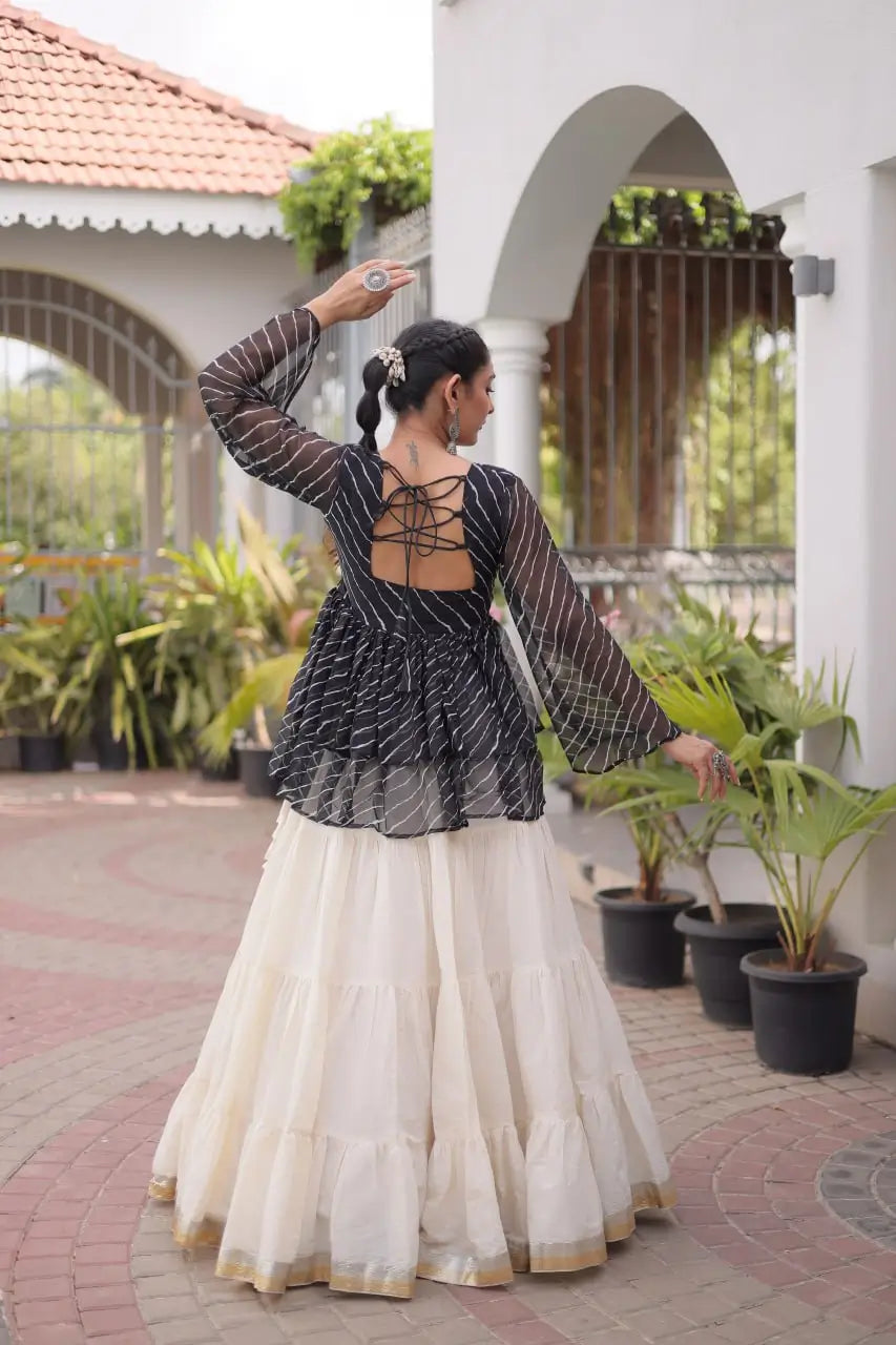 Laheriya Peplum Chaniya Choli