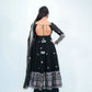 Lavender Sequin Border Anarkali Set