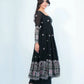 Lavender Sequin Border Anarkali Set