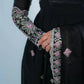Lavender Sequin Border Anarkali Set