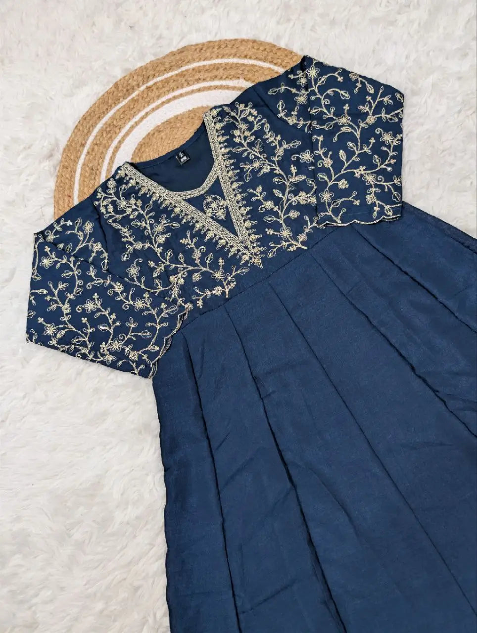 Lavender Vichitra Silk Sequin Embroidered Kurta Set with Dupatta | Elegant Festive Wear